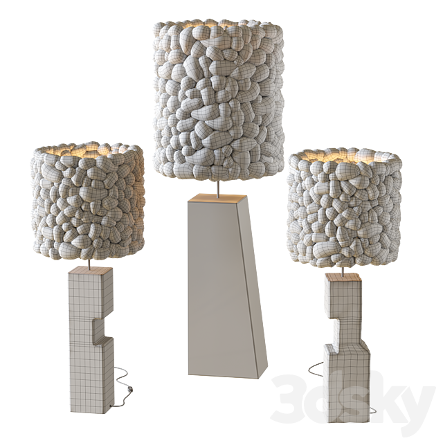 Collection floor lamp by Helen Loom 3DSMax File - thumbnail 5