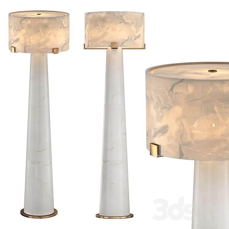 COLLETTE FLOOR LAMP 3DS Max Model - thumbnail 1