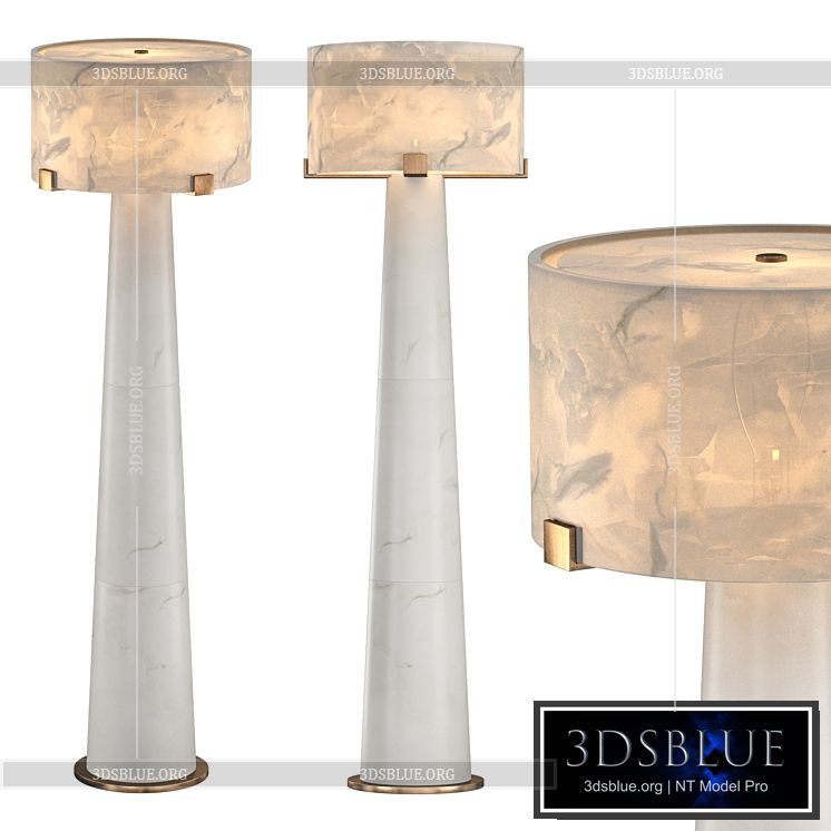 COLLETTE FLOOR LAMP 3DS Max - thumbnail 3