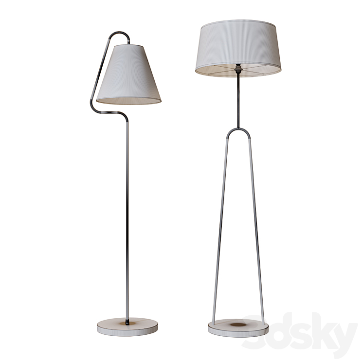 COUPOLE & ALFA floor lamp 3DS Max - thumbnail 2