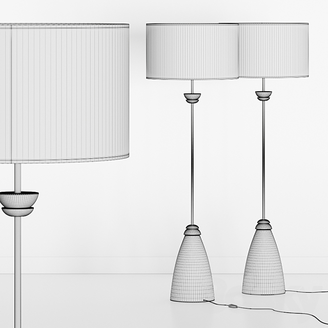 Crate and Barrel Olsted Floor Lamp 3DSMax File - thumbnail 2