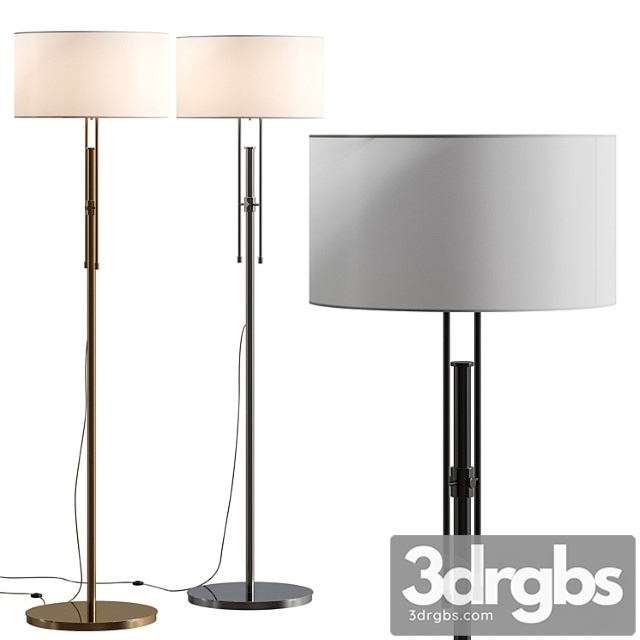 Crate & barrel cameron adjustable floor lamp 3dsmax Download - thumbnail 1