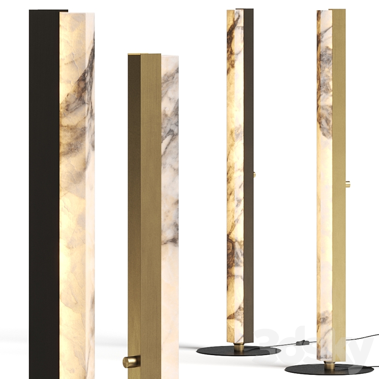 CTO Lighting Artes Floor Lamps 3DS Max Model - thumbnail 1