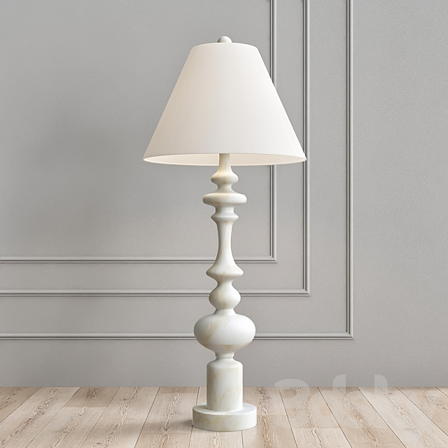 Currey & Company Lighting Farrington Table Lamp 3DSMax File - thumbnail 1