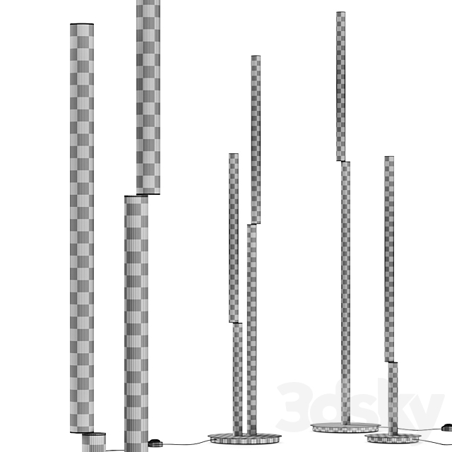 CVL Luminaires Signal Floor Lamps 3DS Max Model - thumbnail 3