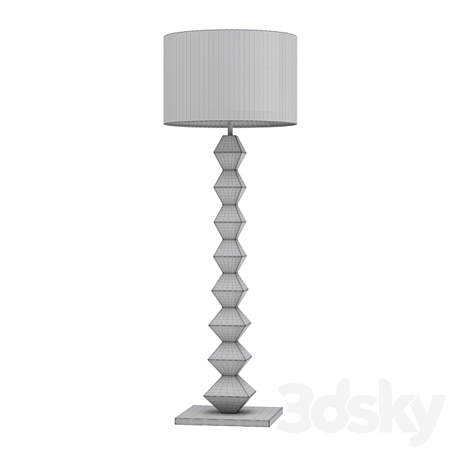 Dantone Home Nubia floor lamp 3ds Max - thumbnail 2