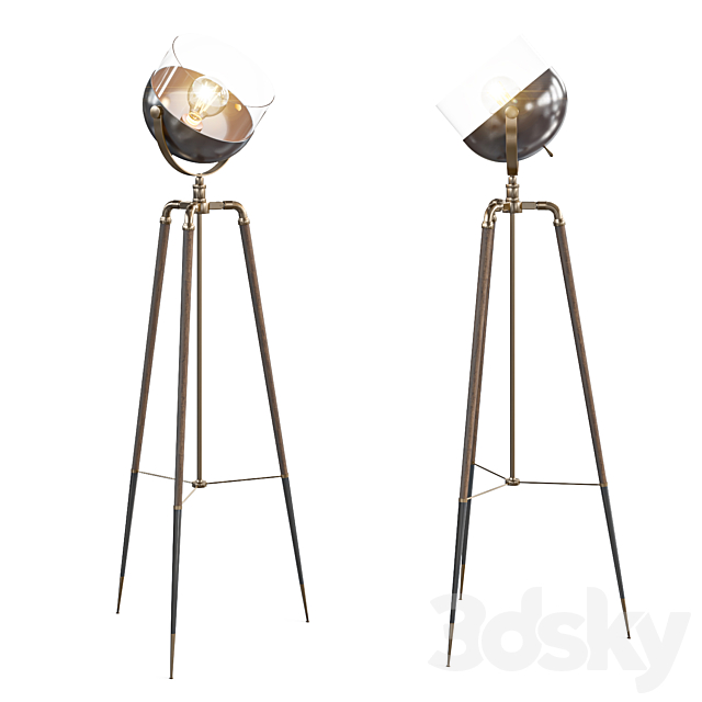 Dave floor lamp mezzo 3DSMax File - thumbnail 1