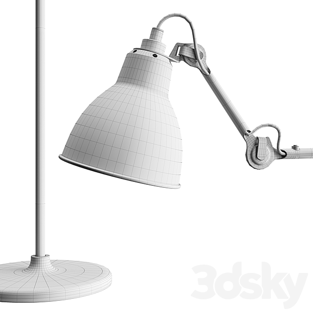 DCW Editions Lampe Gras N°411 _ Rigged 3DSMax File - thumbnail 3