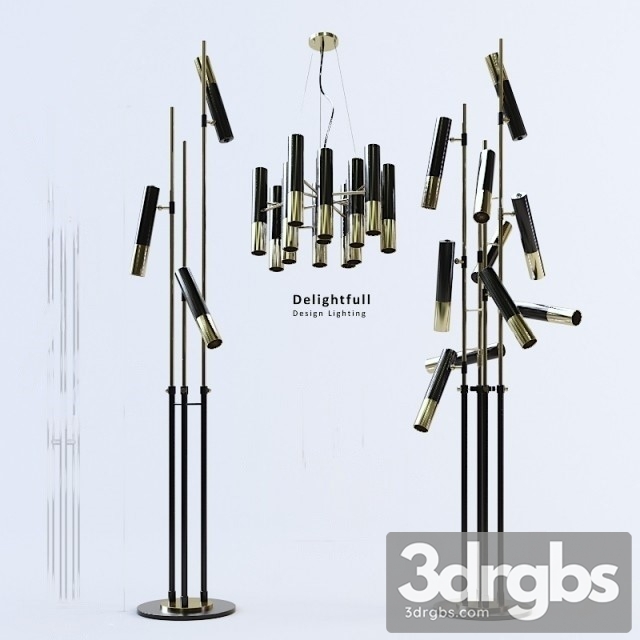 Delightfull Ike Floor Lamp 3dsmax Download - thumbnail 1