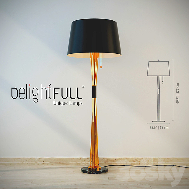 Delightfull Miles Standing Lamp 3DS Max Model - thumbnail 1