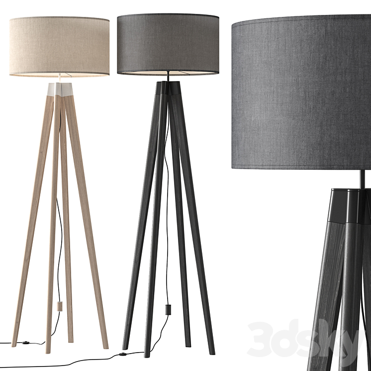 Dema Edgar Quadpod Floor Lamp 3DS Max - thumbnail 1