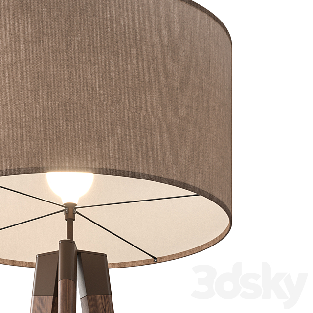 Dema Edgar Tripod Floor Lamp 3DS Max Model - thumbnail 3