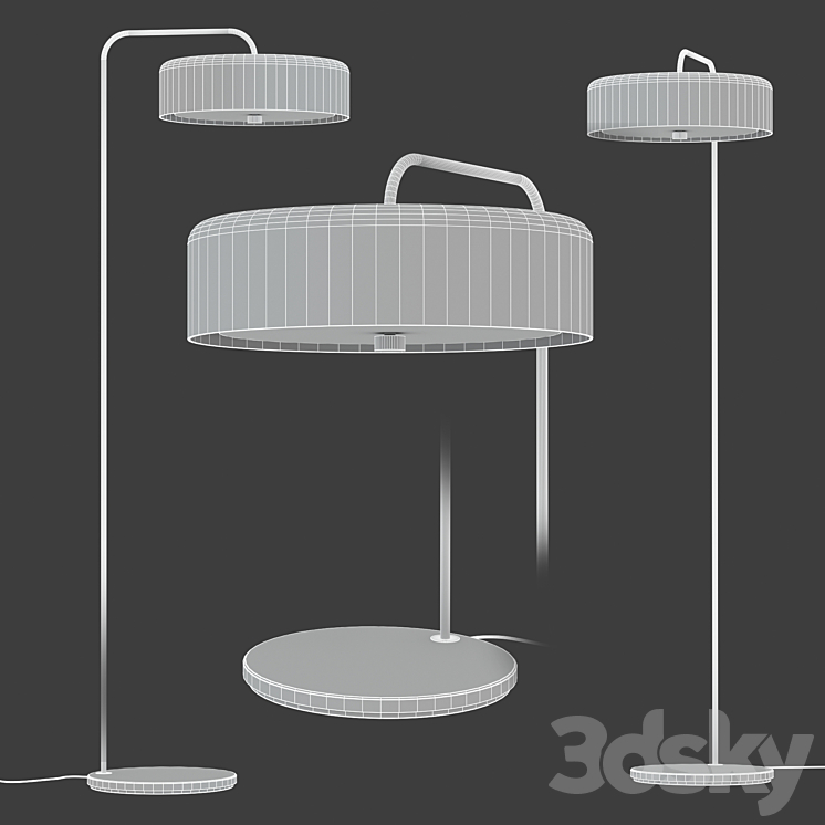 Dome deco lamp 3DS Max - thumbnail 2