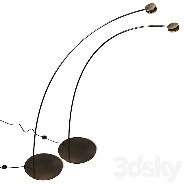 Dot Gibas Floor Lamp 3DS Max Model - thumbnail 2