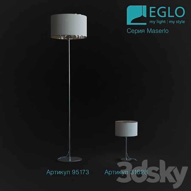 Eglo Maserlo 95173 Lamp Table Lamp 31626 3DSMax File - thumbnail 1