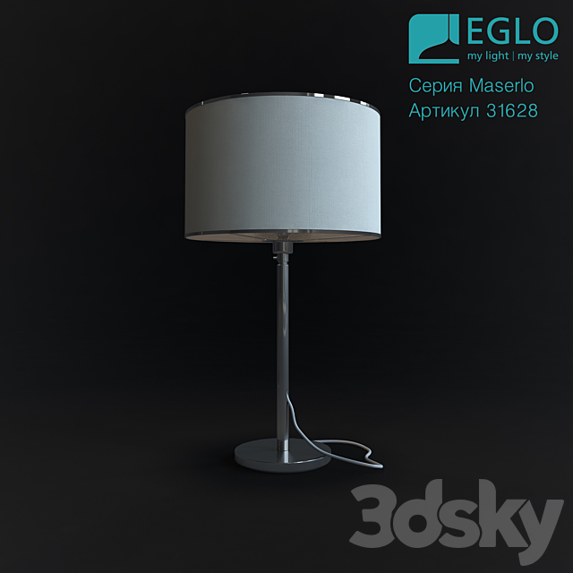 Eglo Maserlo 95173 Lamp Table Lamp 31626 3DSMax File - thumbnail 2