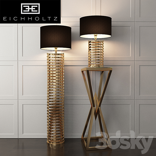 Eichholtz Boxter lamp set 3DSMax File - thumbnail 1