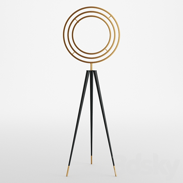 Eichholtz floor lamp cassini 3DS Max Model - thumbnail 3