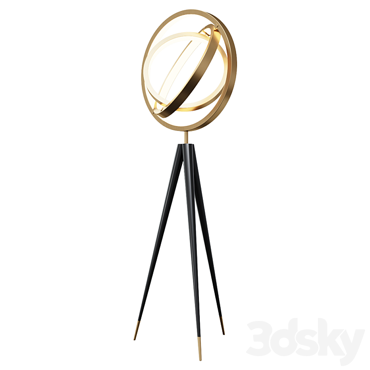 Eichholtz FLOOR LAMP CASSINI floor lamp floor lamp 3DS Max Model - thumbnail 1