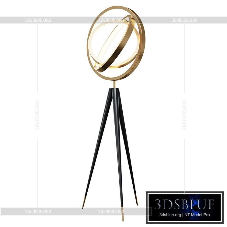 Eichholtz FLOOR LAMP CASSINI floor lamp floor lamp 3DS Max - thumbnail 3