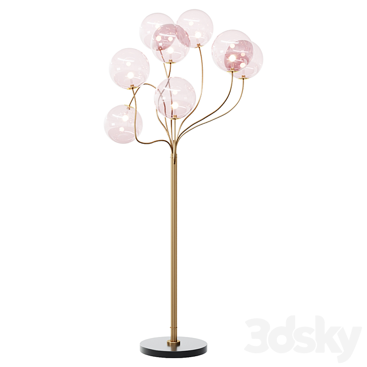 Eichholtz FLOOR LAMP ELON floor lamp floor lamp 3DS Max Model - thumbnail 1