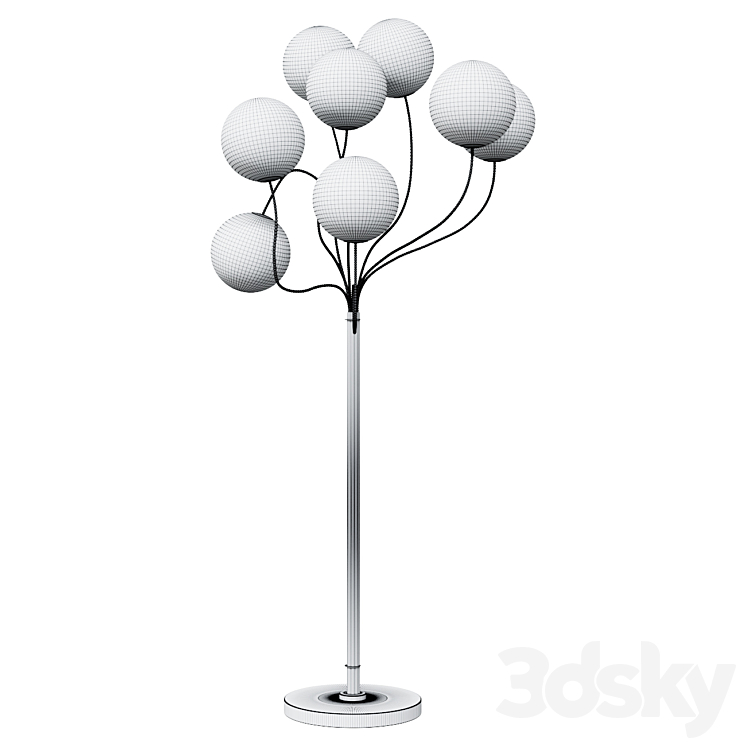 Eichholtz FLOOR LAMP ELON floor lamp floor lamp 3DS Max Model - thumbnail 2