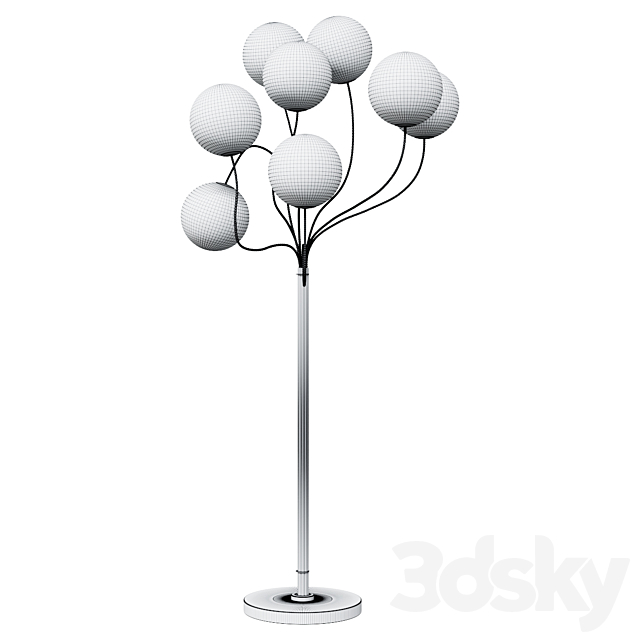 Eichholtz FLOOR LAMP ELON floor lamp. floor lamp 3DSMax File - thumbnail 2