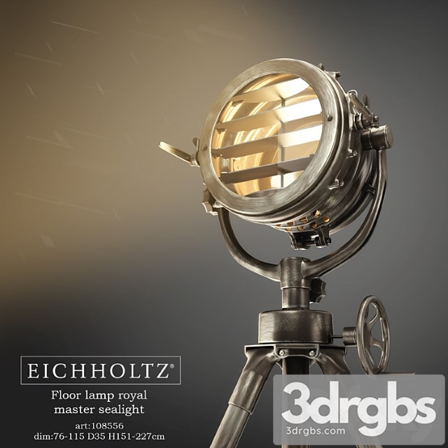 Eichholtz Floor Lamp Royal Master Sealight 3dsmax Download - thumbnail 1