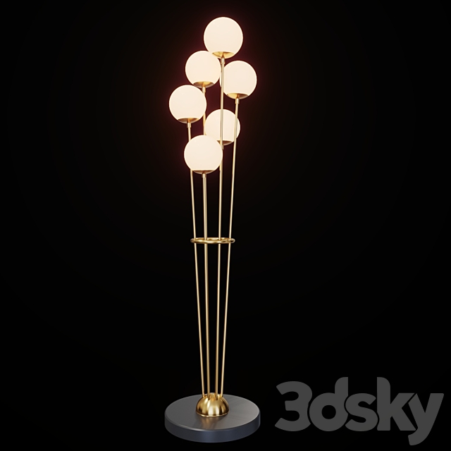 Eichholtz Floor Lamp Tortora 3ds Max - thumbnail 1