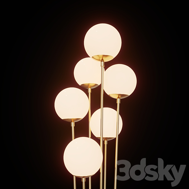 Eichholtz Floor Lamp Tortora 3ds Max - thumbnail 2