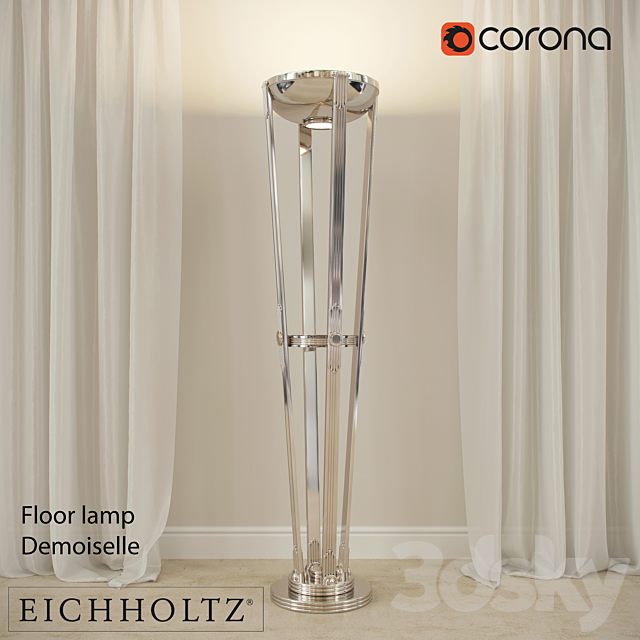 Eichholz – Floor Lamp Demoiselle 3DSMax File - thumbnail 2