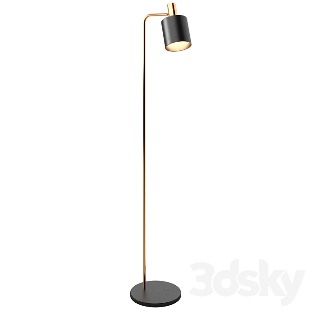 Eli Floor Lamp 3DS Max Model - thumbnail 2