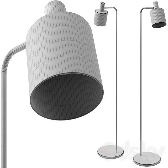 Eli Floor Lamp 3DS Max Model - thumbnail 5