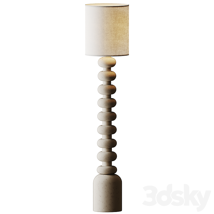 Emil Floor Lamp 3DS Max Model - thumbnail 1