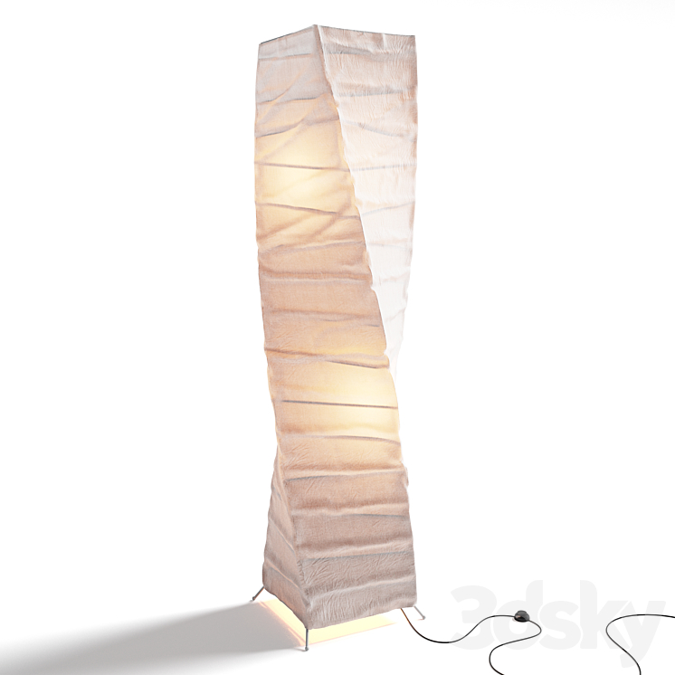 Fabric Floor Lamp 3DS Max - thumbnail 1