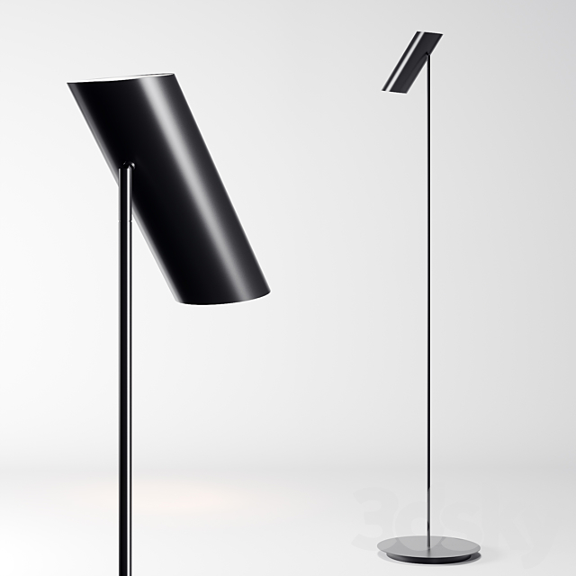 FARO LINK Black floor lamp 3DS Max Model - thumbnail 2