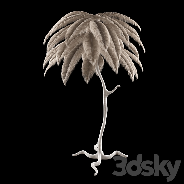 Feather floor light 3DSMax File - thumbnail 2