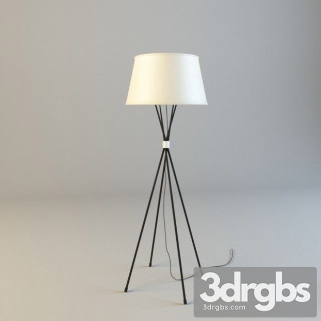 Feiss Penny 1 Light Floor Lamp 3dsmax Download - thumbnail 1