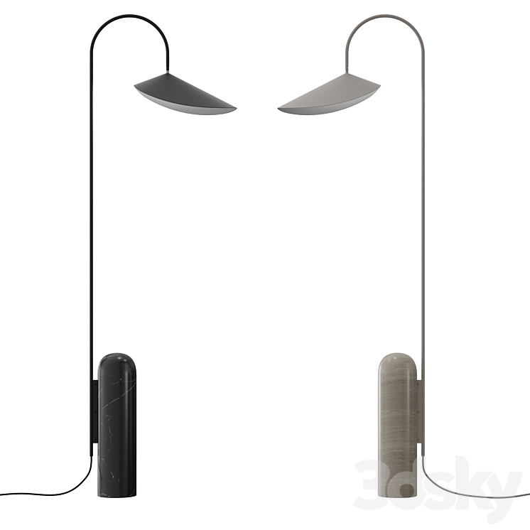 Ferm LIVING – Arum Floor Lamp 3DS Max - thumbnail 1