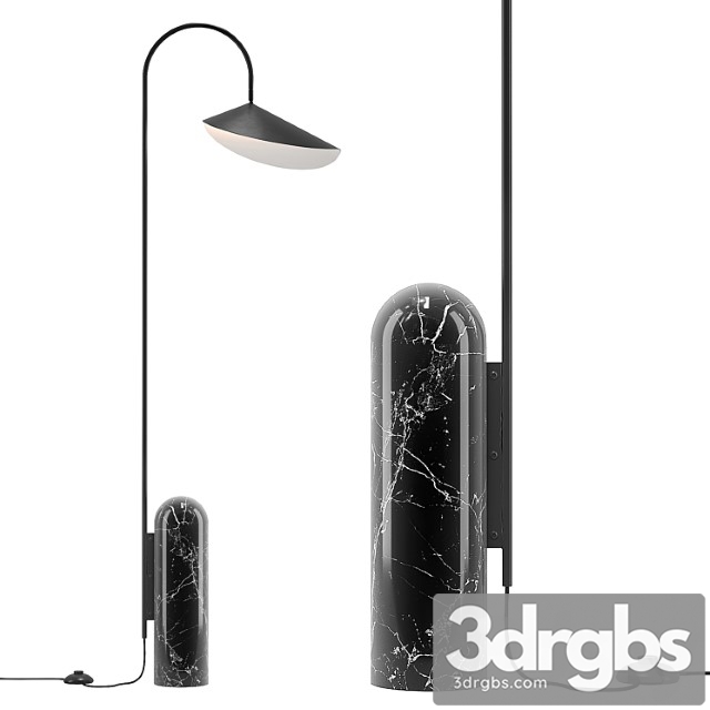 Ferm living – arum floor lamp 3dsmax Download - thumbnail 1