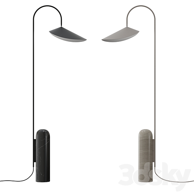 Ferm LIVING – Arum Floor Lamp 3DSMax File - thumbnail 1