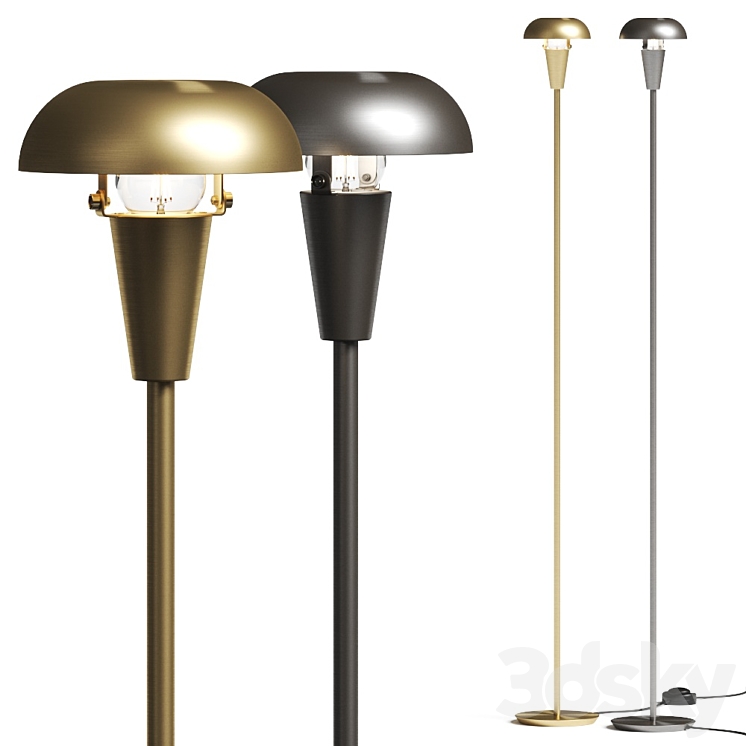 Ferm Living Tiny Floor Lamp 3DS Max Model - thumbnail 1