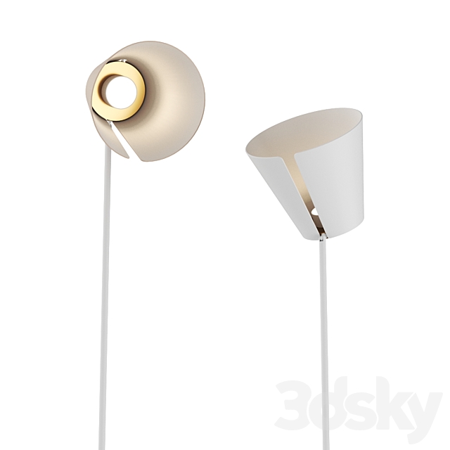 Fez S DTW Baltensweiler Floor Lamp 3DS Max Model - thumbnail 2