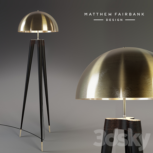 Fife Tripod Lamp 3DSMax File - thumbnail 1