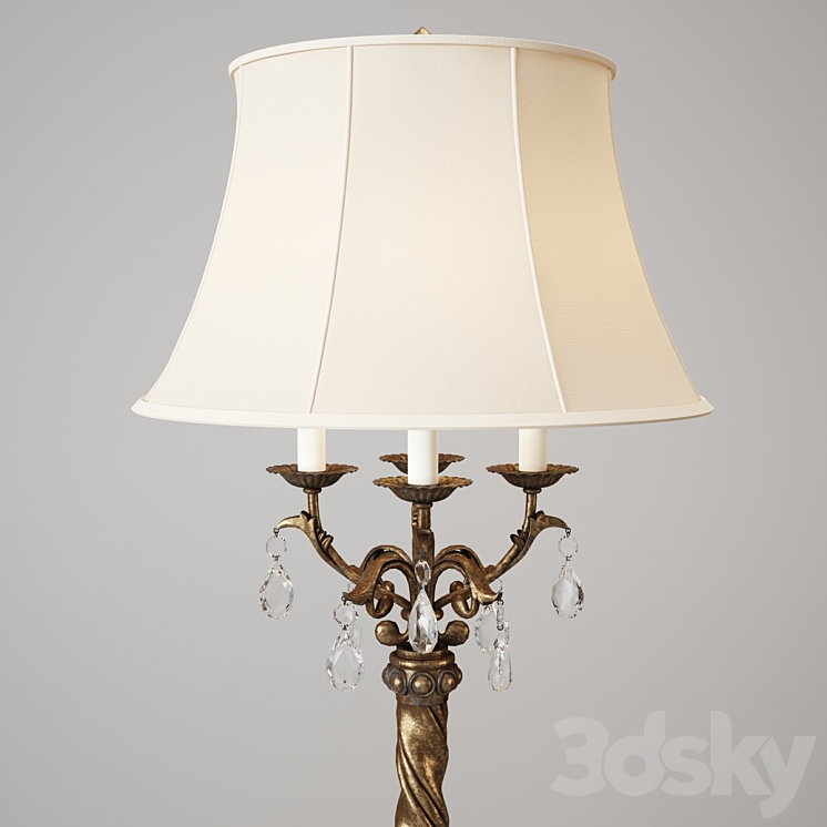 Fine Art Lamps – A Midsummer Nights Dream 163320ST 3DS Max - thumbnail 2