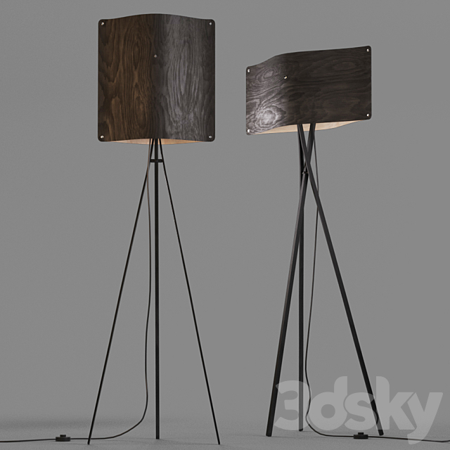 Finom floor lamp collection by Jukka Vesmanen 3DSMax File - thumbnail 2