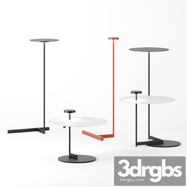 Flat Floor Lamps By Vibia 3dsmax Download - thumbnail 1