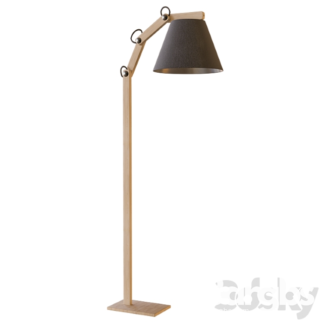 Floor lamp 22719 joga black alfa 3dsmax Download - thumbnail 1