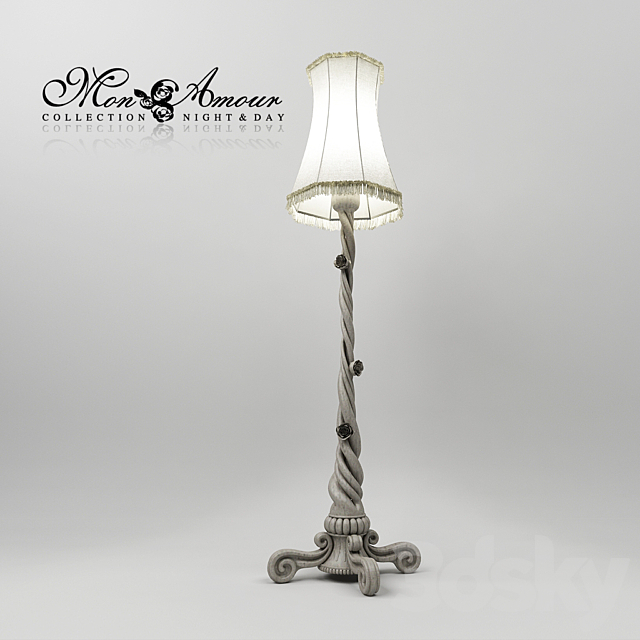 Floor lamp 3ds Max - thumbnail 1