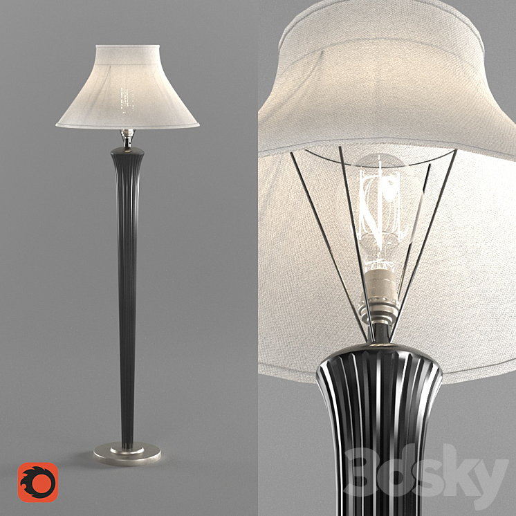 Floor lamp 3DS Max - thumbnail 1